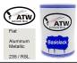 Preview: Fiat, Aluminum Metallic, 235 / RSL: 500ml Lackdose, von ATW Autoteile West.